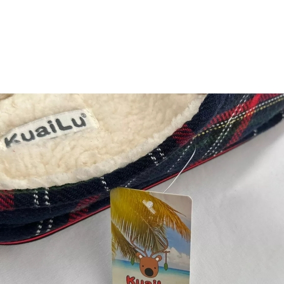 NWT Kuailu slippers size 8.5 Reindeer Holiday - Picture 3 of 10